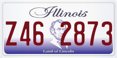 IL license plate Z462873