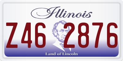 IL license plate Z462876