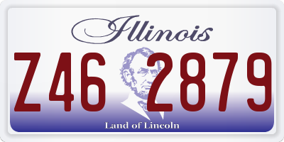 IL license plate Z462879