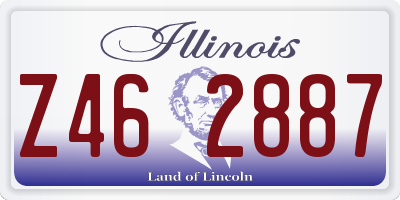 IL license plate Z462887