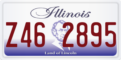 IL license plate Z462895