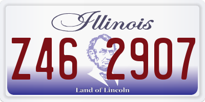 IL license plate Z462907