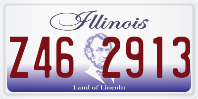 IL license plate Z462913