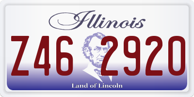 IL license plate Z462920