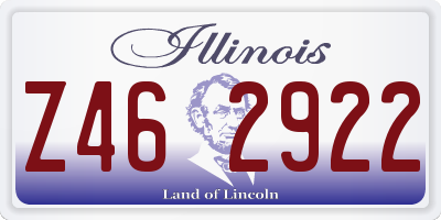 IL license plate Z462922