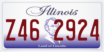 IL license plate Z462924