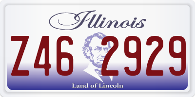 IL license plate Z462929