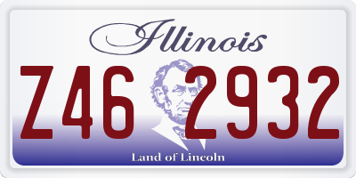 IL license plate Z462932