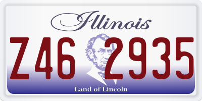 IL license plate Z462935
