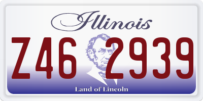 IL license plate Z462939