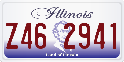 IL license plate Z462941