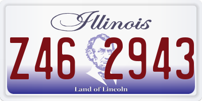 IL license plate Z462943