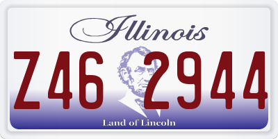 IL license plate Z462944