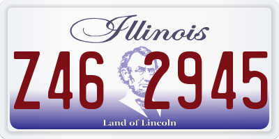 IL license plate Z462945