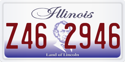 IL license plate Z462946
