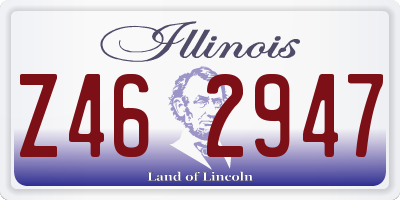 IL license plate Z462947