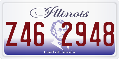 IL license plate Z462948