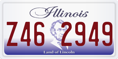 IL license plate Z462949