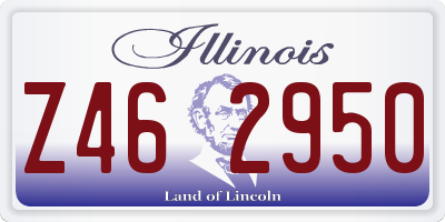 IL license plate Z462950