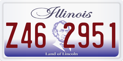 IL license plate Z462951