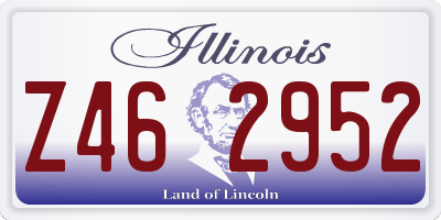 IL license plate Z462952