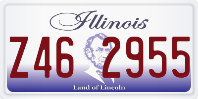 IL license plate Z462955