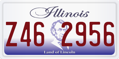 IL license plate Z462956