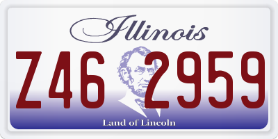 IL license plate Z462959