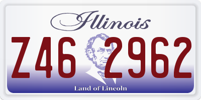 IL license plate Z462962