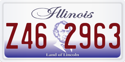 IL license plate Z462963
