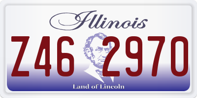 IL license plate Z462970