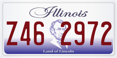 IL license plate Z462972