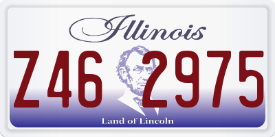IL license plate Z462975