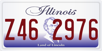 IL license plate Z462976