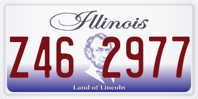 IL license plate Z462977