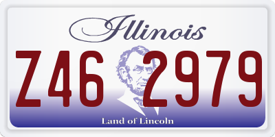 IL license plate Z462979