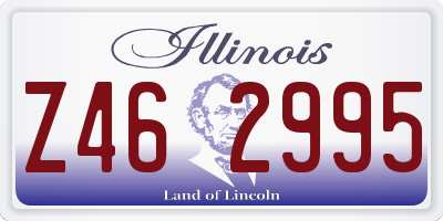 IL license plate Z462995