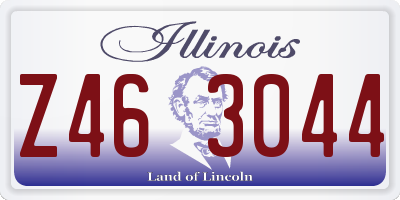 IL license plate Z463044