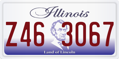 IL license plate Z463067