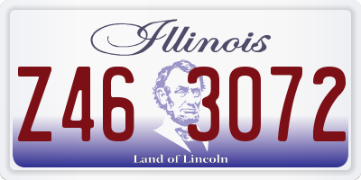 IL license plate Z463072