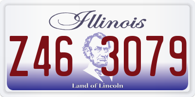 IL license plate Z463079