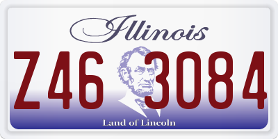 IL license plate Z463084