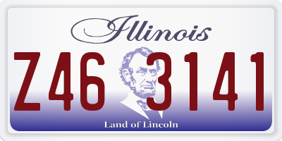 IL license plate Z463141