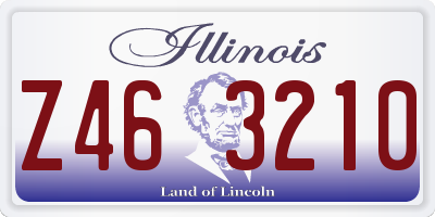 IL license plate Z463210