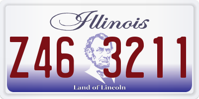IL license plate Z463211