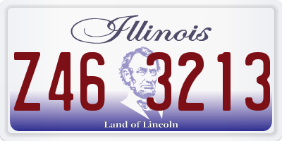IL license plate Z463213