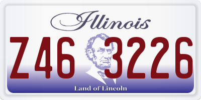 IL license plate Z463226