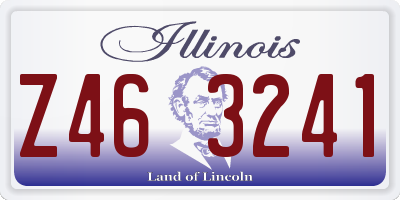 IL license plate Z463241
