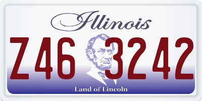 IL license plate Z463242