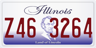 IL license plate Z463264